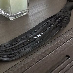 Black patent belt NWOT